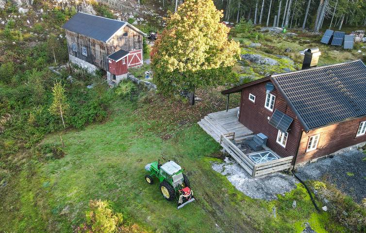 Ferienhaus für 7 Personen mit Terrasse in Gjerstad