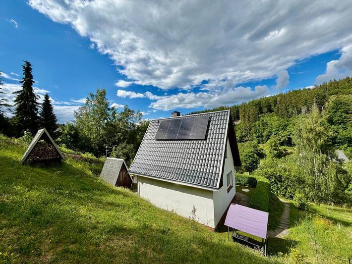 Ferienhaus für 4 Personen, mit Terrasse und Garten sowie Sauna und Ausblick in Marienberg - 4