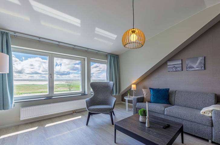 Ferienwohnung für 3 Personen, mit Seeblick und Sauna, mit Haustier in Wustrow