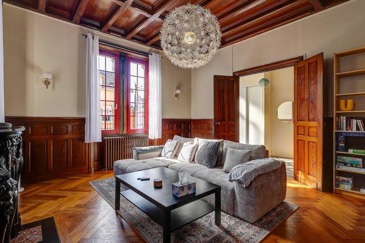 Maison de vacances pour 10 personnes, avec Balcon et Jardin