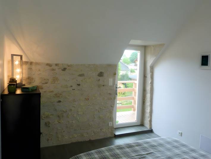 Bed and Breakfast 'Vert Ailleurs' mit gemeinsamer Terrasse, gemeinsamem Garten und WLAN in Tavant, Loire-Tal