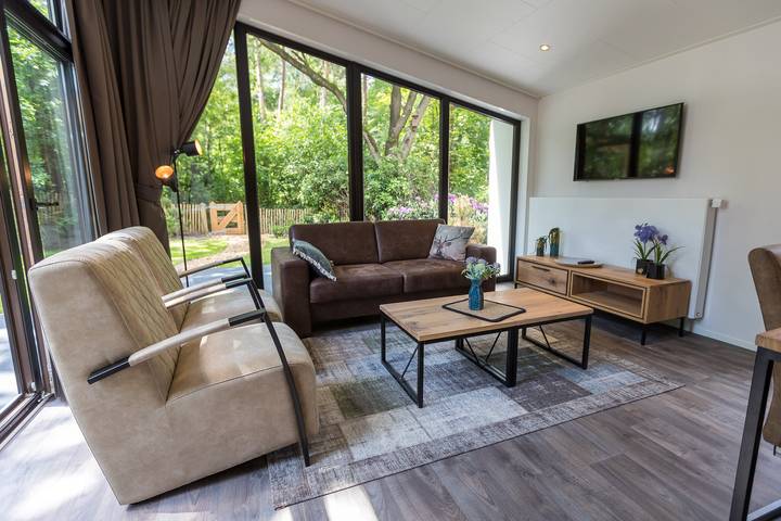 Park Berkenrhode — Bos Lodge 75 met Hottub & Sauna | 6 personen in Hoge Veluwe