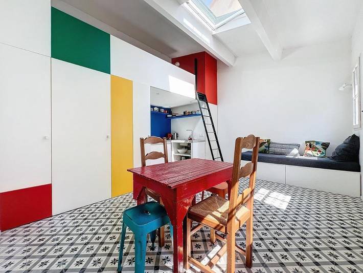 Maison de vacances pour 3 personnes, avec terrasse