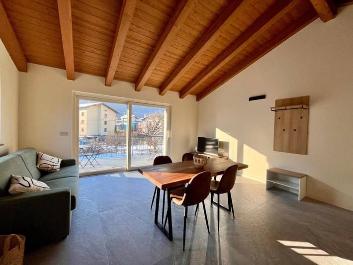 Gîte pour 4 personnes, avec balcon et vue dans Nus - 4