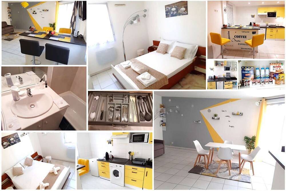 Entire apartment, ⭐ Eldorado Saint-Jacques ♣ at North of Toulouse ⭐ Terrace ⭐ Parking ⭐ Wifi ⭐ in Haute-Garonne