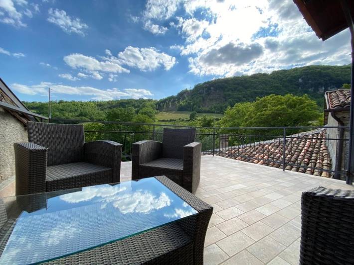 Chambre d’hôte pour 6 personnes, avec vue et terrasse dans Carsoli