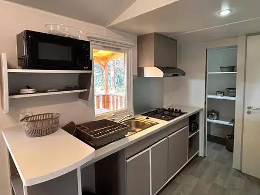 Camping Neptuno  - Mobilheim 4 personen - Comfort | 2 Schlafz. | 4 Pers. | Erhöhte Terrasse | Klimaanlage in Pals, Costa Brava