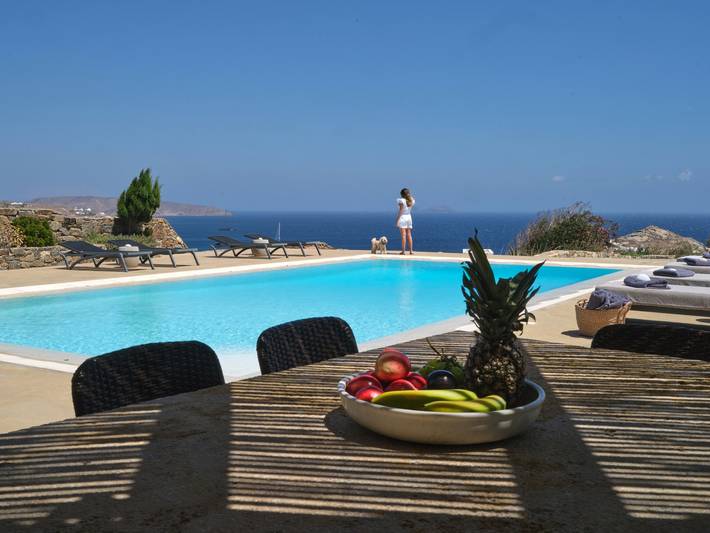 Villa for 12 people, with garden in Greek Islands