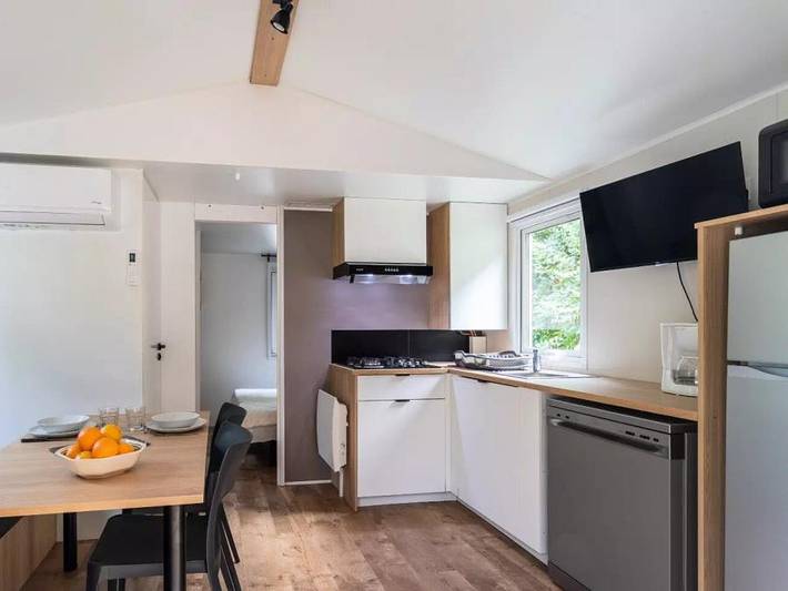 Camping für 3 Personen, mit Terrasse und Kinderpool in den Cevennen - 4