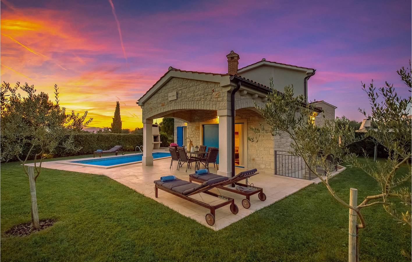 Maison de vacances pour 8 personnes avec terrasse in Tar-Vabriga, Région d'Umag