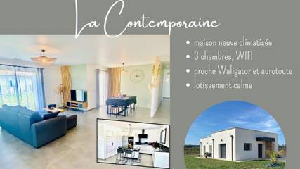 Cottage pour 8 personnes, avec vue et jardin à Brax