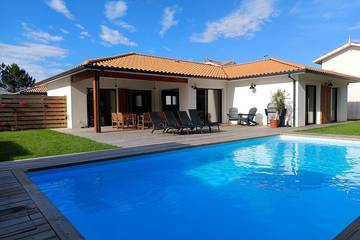 Villa pour 8 Personnes dans Mimizan, Côte d’Argent, Photo 4