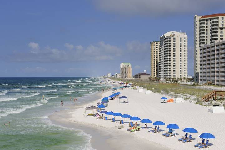 Vacation rental for 6 people, with pool and balcony in Navarre Beach
