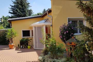 Ferienhaus für 3 Personen, mit Garten am Fläming