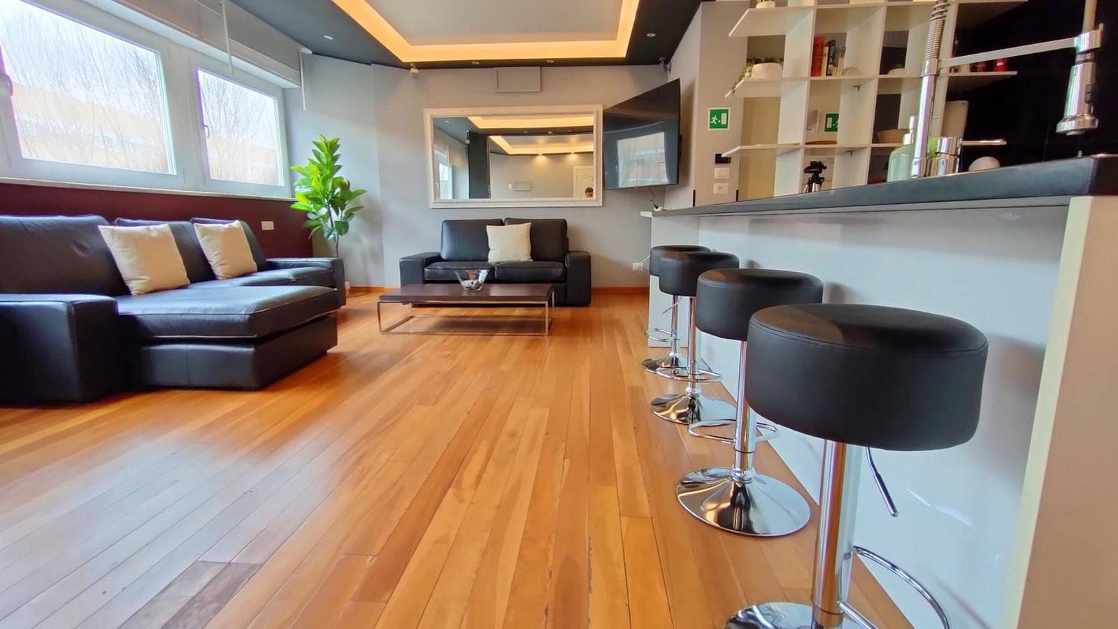 Geheel appartement, Appartement 'Auditorium Deluxe' met Balkon, Wi-Fi en Airconditioning in Rome, Provincie Rome
