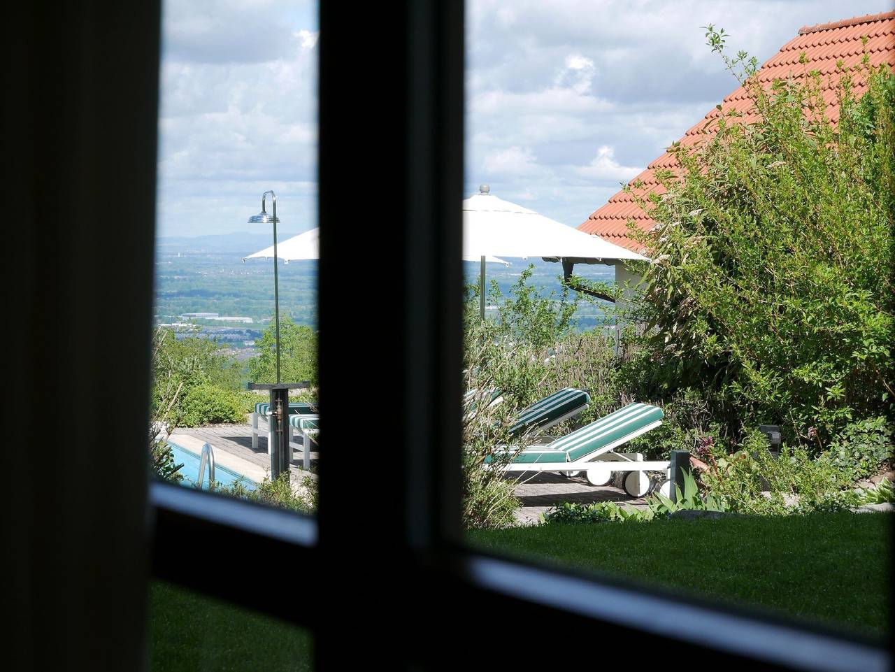 Ganze Wohnung, Ferienwohnung 'Talblick' mit Gemeinschaftspool und Wi-Fi in Sasbachwalden, Mittlerer Schwarzwald