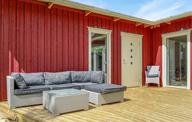 Ferienhaus für 8 Personen, mit Terrasse und Seeblick sowie Garten und Sauna, kinderfreundlich in Halland - 4