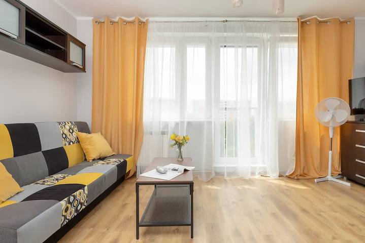 Ganze Ferienwohnung, Cozy Studio for 4 people | Close to Old Town in Suchanino, Danzig