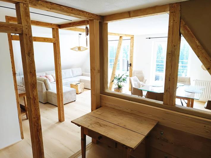 Apartment Fohrenhöhe mit Bergblick, Balkon, Wlan – Erwachsene, 2 Schlafzimmer