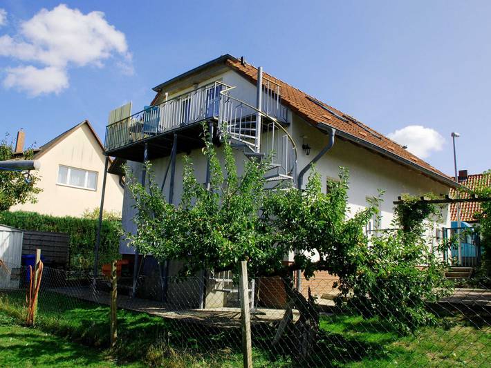 Ferienwohnung für 3 Personen, mit Balkon/Terrasse und Terrasse sowie Garten in Patzig