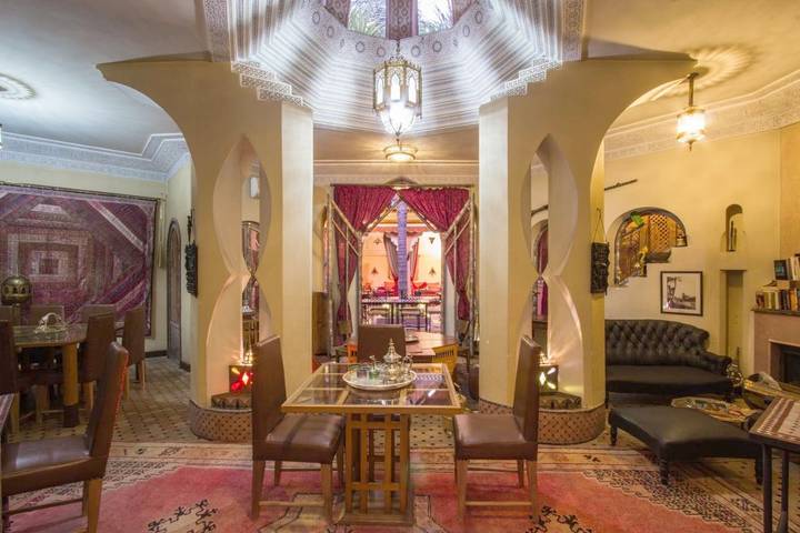 Riad voor 2 personen, with terras and whirlpool as well as sauna in Marrakesh