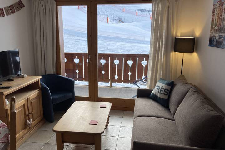 Appartement entier, Chalet de Montalbert 25C, 4-6 pers, au pied des pistes in La Plagne, Aime-la-Plagne