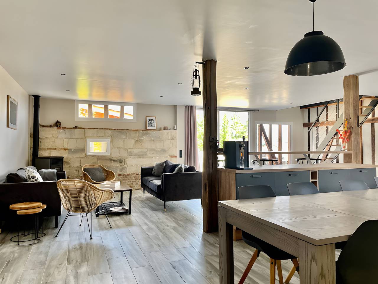 Ferienhaus 'Le Grand Charme' mit Terrasse, Garten und Wlan – Nähe Lac du Der in Écollemont, Marne