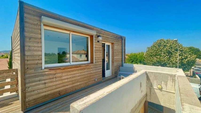 Appartement de vacances pour 4 personnes, avec Terrasse ainsi que Jardin et Vue