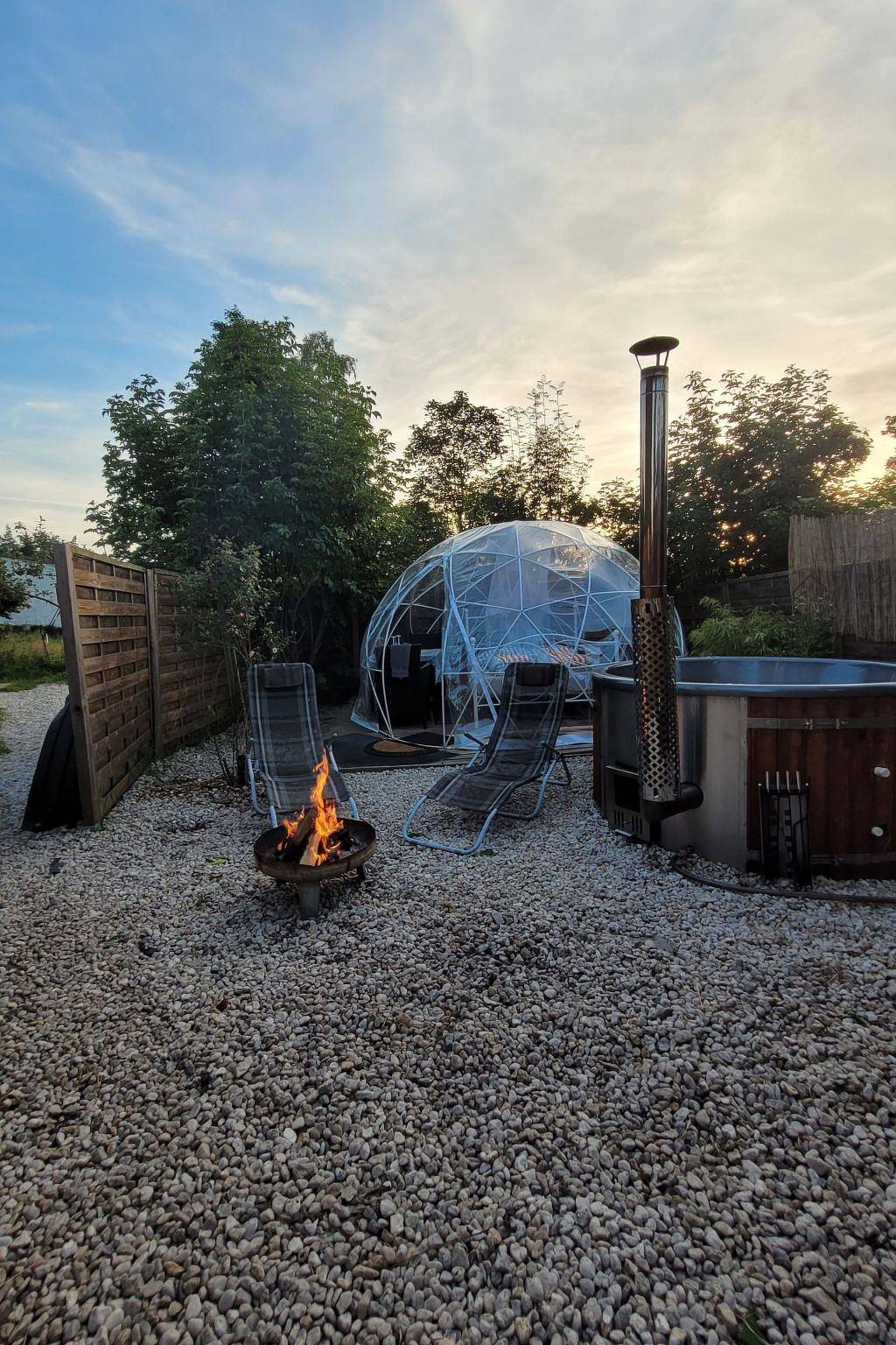 Bubble Übernachtung im Fichtelgebirge in Hohenberg an der Eger, Landkreis Wunsiedel im Fichtelgebirge