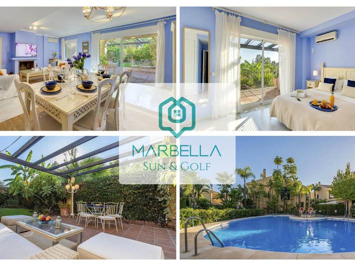 Ferienhaus für 7 Personen, mit Balkon und Terrasse sowie Garten und Pool