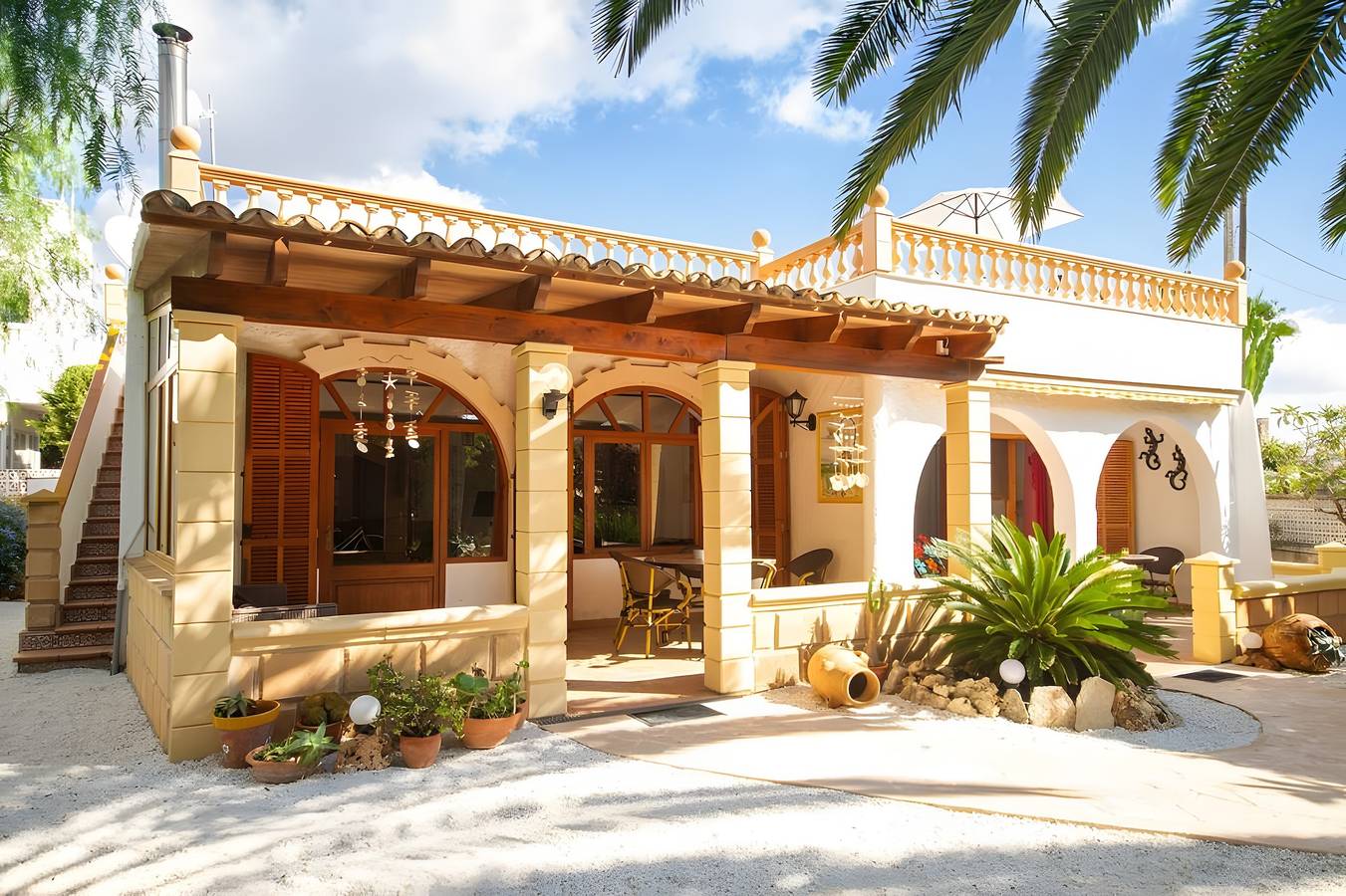 Superbe maison de vacances proche plage avec jardin méditerranéen à Cala Millor, Majorque in Cala Millor, Son Servera