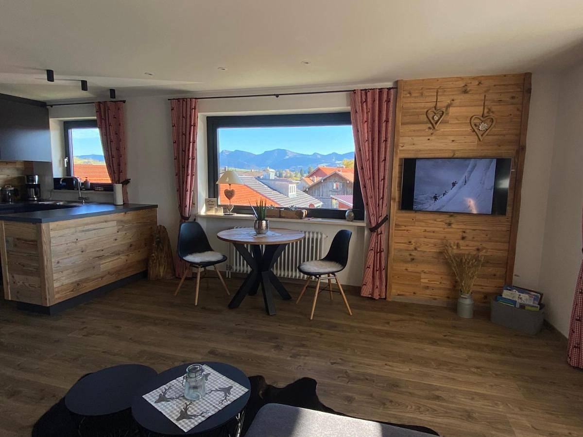 Ganze Wohnung, One-Bedroom Apartment with Balcony and Mountain View in Oberreute, Bayerisch Schwaben