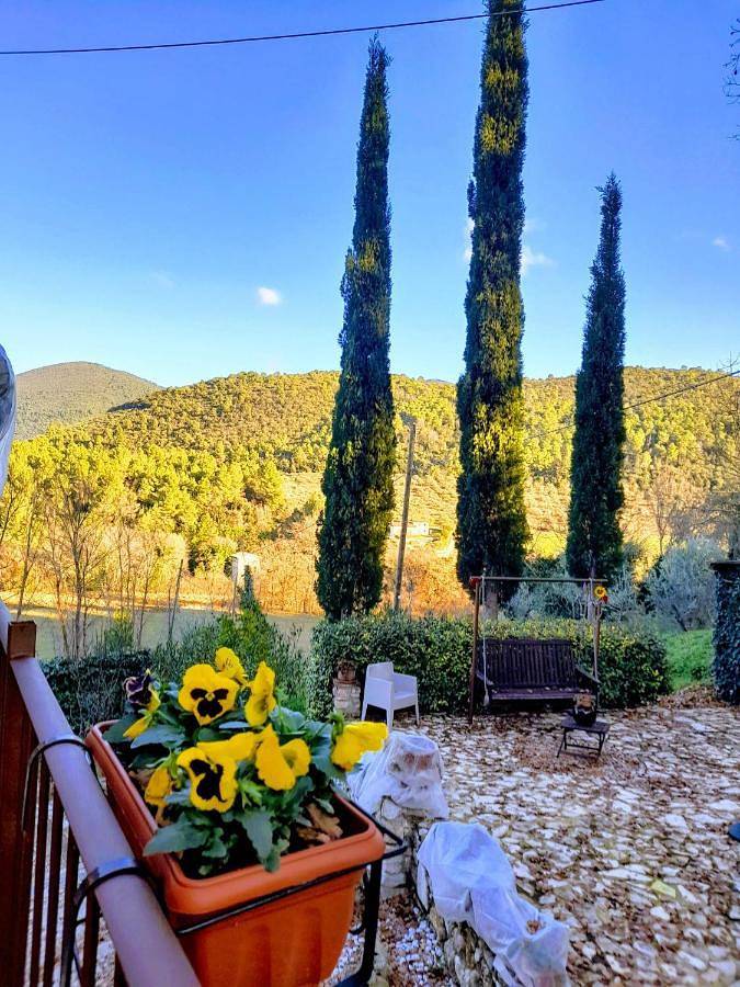 Double Room with Mountain View in Spoleto, Province de Pérouse