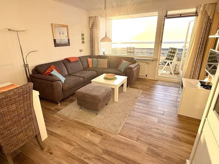 Ferienhaus mit Meerblick für 4 Personen, mit Balkon