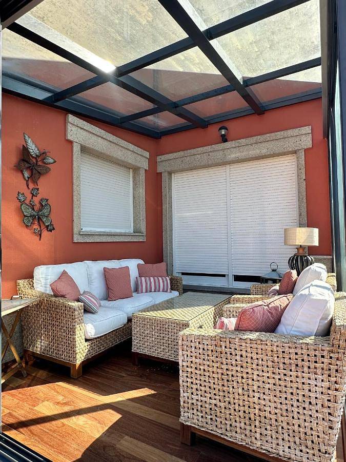 Chalet para 9 personas, con Balcón y Terraza además de Jardín y Piscina en Costa da Morte - 4
