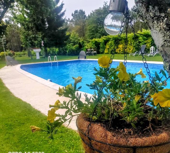 Casa de vacaciones para 7 personas, con jardín además de vistas y piscina en Santiago de Compostela - 3