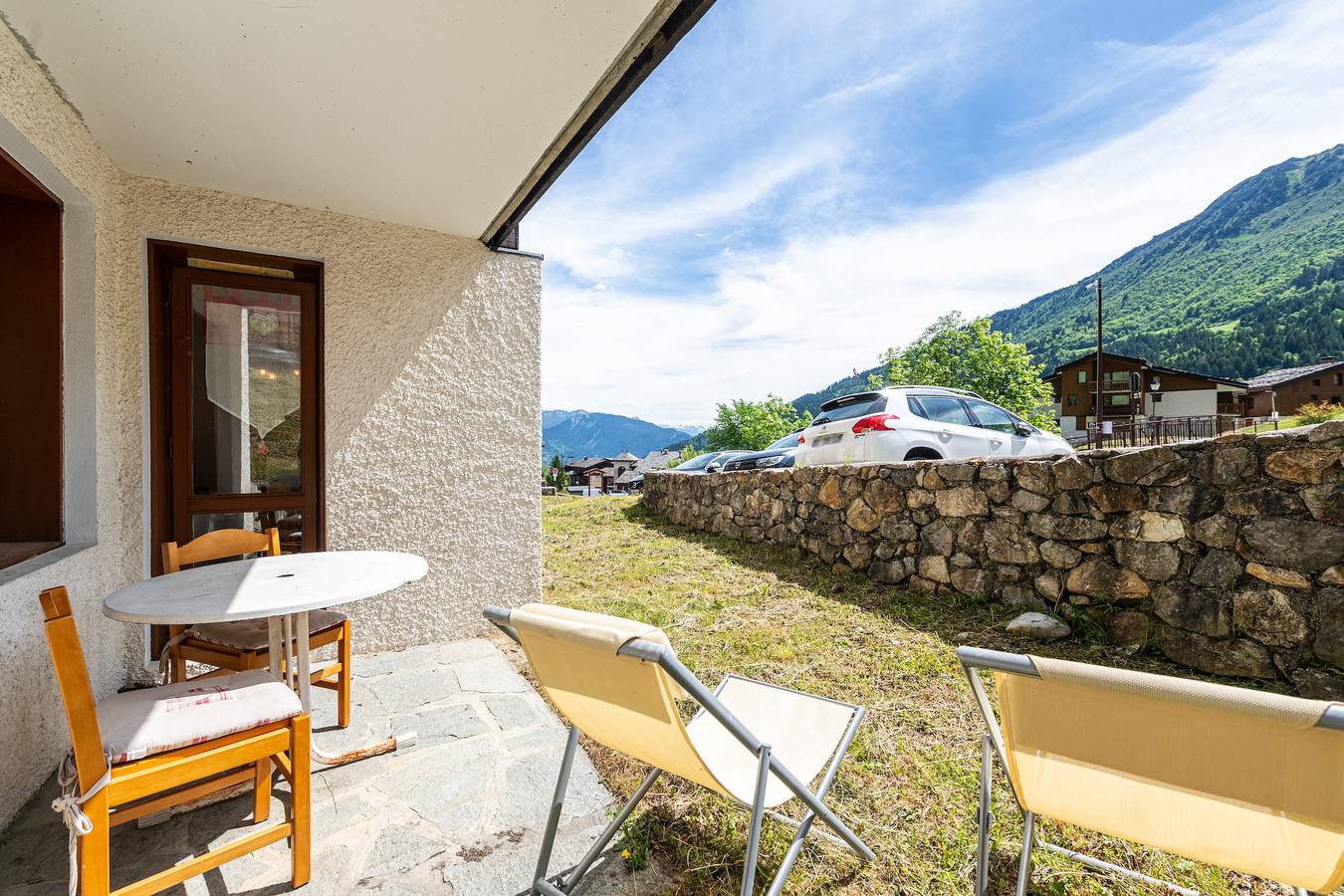 Ganze Wohnung, Ferienwohnung 'La Bûche' mit Bergblick und privater Terrasse in Valmorel, Les Avanchers-Valmorel