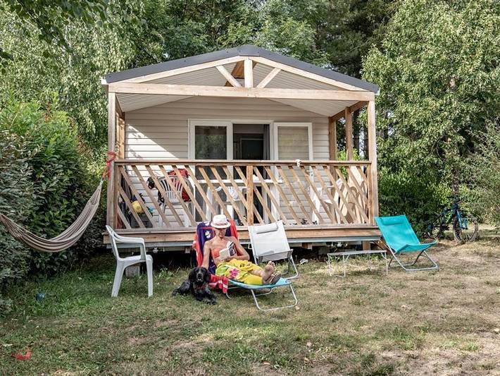Camping La Dourbie - Mobilheim 4 personen - Mh2 Templer in Saint-Jean-du-Bruel, Parc naturel régional des Grands Causses