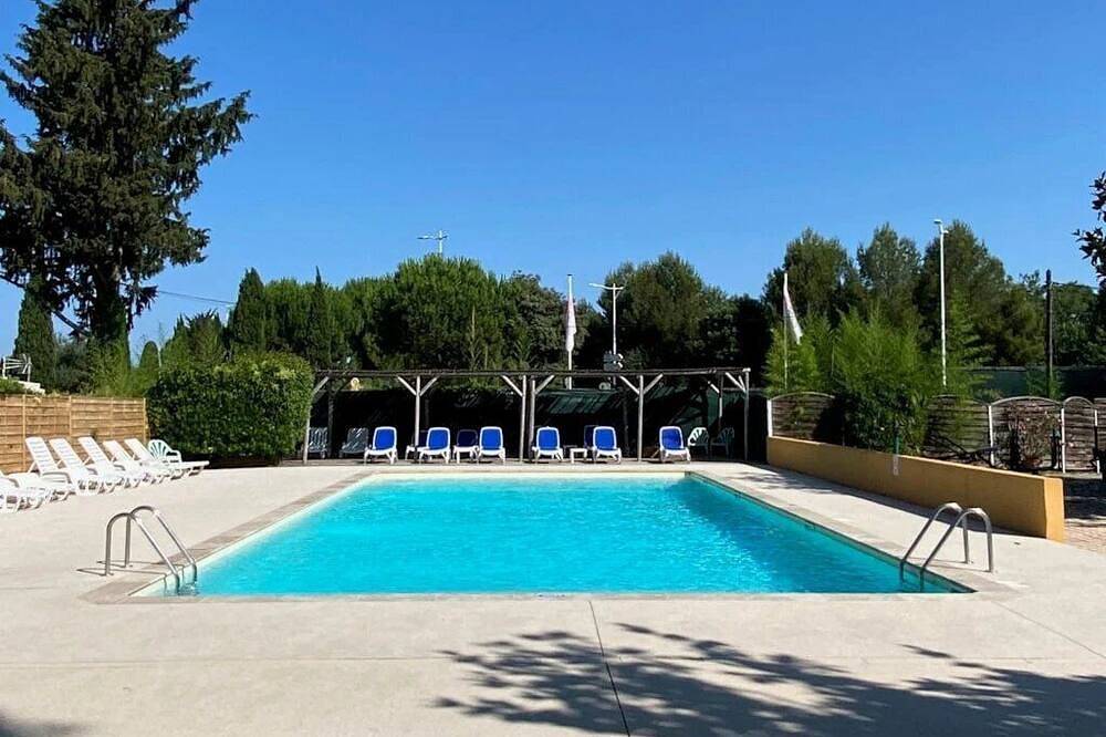Zecamping 2* piscine dog friendly mobil-home Tv clim 32m2 4 pers in Villeneuve-lès-Maguelone, Mediterranean Coast (France)