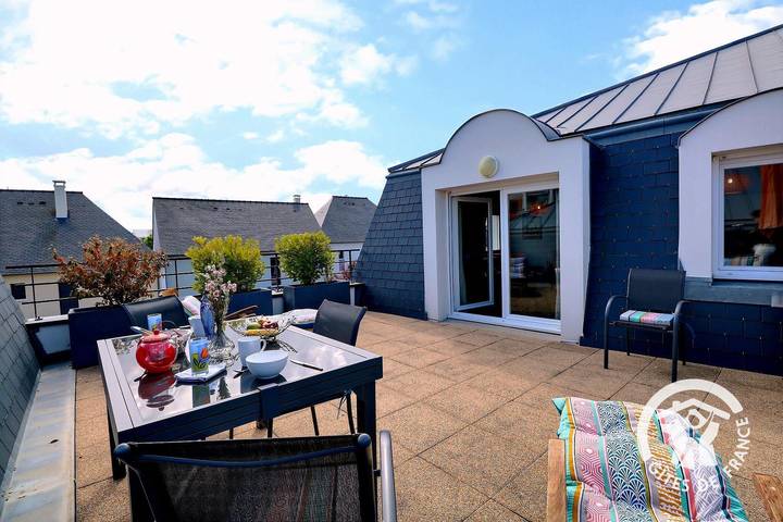Gîte pour 4 personnes, avec Terrasse et Vue à Dinard