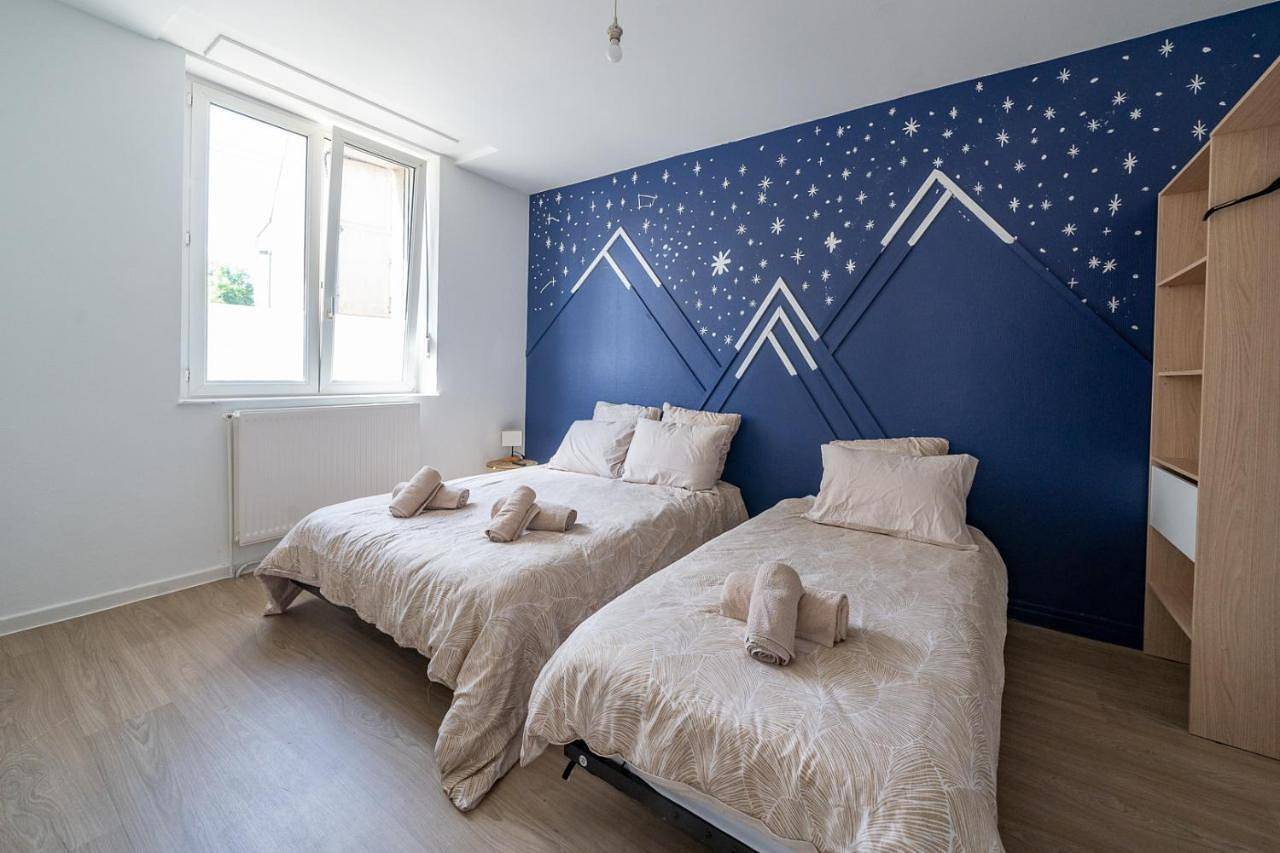Appartement entier, Bleu Océane - Wifi - Gare - 3 lits - Tout équipé in Homécourt, Meurthe-et-Moselle