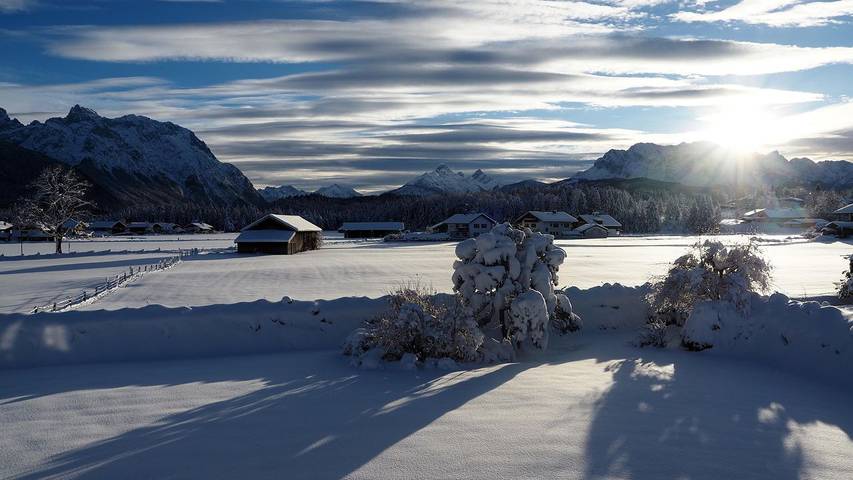 Ferienwohnung für 2 Personen, mit Balkon in Alpenwelt Karwendel - 3