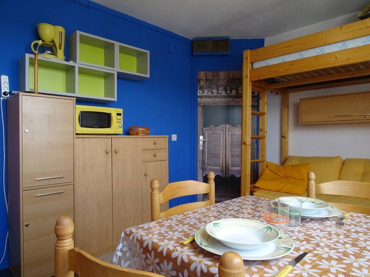 Entire apartment, Cozy Studio for 2 near Slopes, Free Parking, Elevator, Ski Locker in La Pierre Saint-Martin, Arette