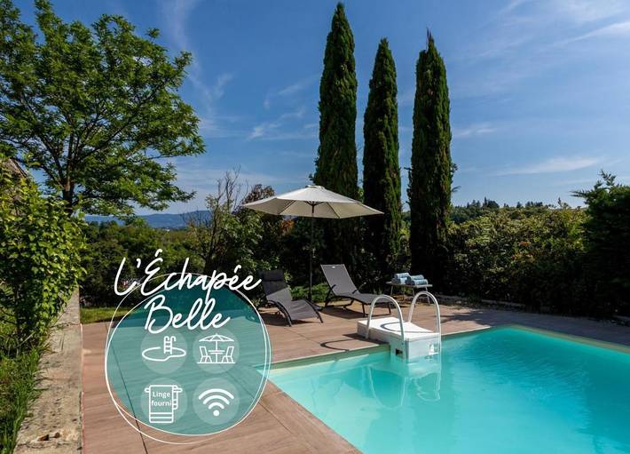 Maison de vacances pour 6 personnes, avec piscine et jardin