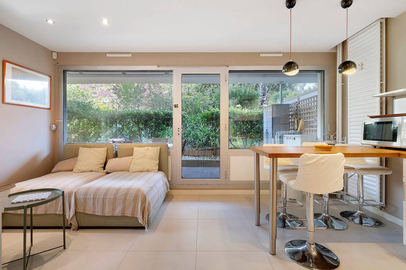 Appartement entier, Juan les Pins Mas du Tanit Olympe 2P Rdj in Antibes, Côte méditerranéenne (France)