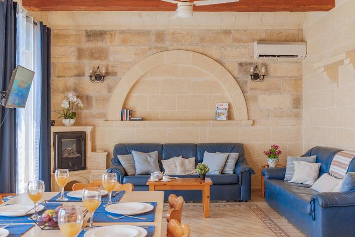 Villa pour 8 personnes, avec piscine et balcon, adapté aux familles à Malte - 4