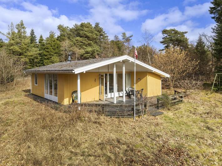 Ferieudlejning for 6 personer, med terrasse, husdyr tilladt i Ebeltoft
