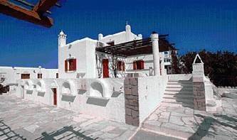 Casa de huéspuedes para 3 personas, con jardín y terraza, Se admiten mascotas en Mykonos