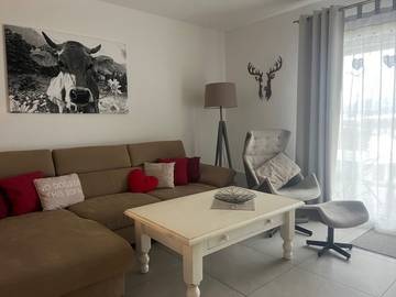 Ferienhaus für 4 Personen, mit Garten und Terrasse, mit Haustier im Ostallgäu