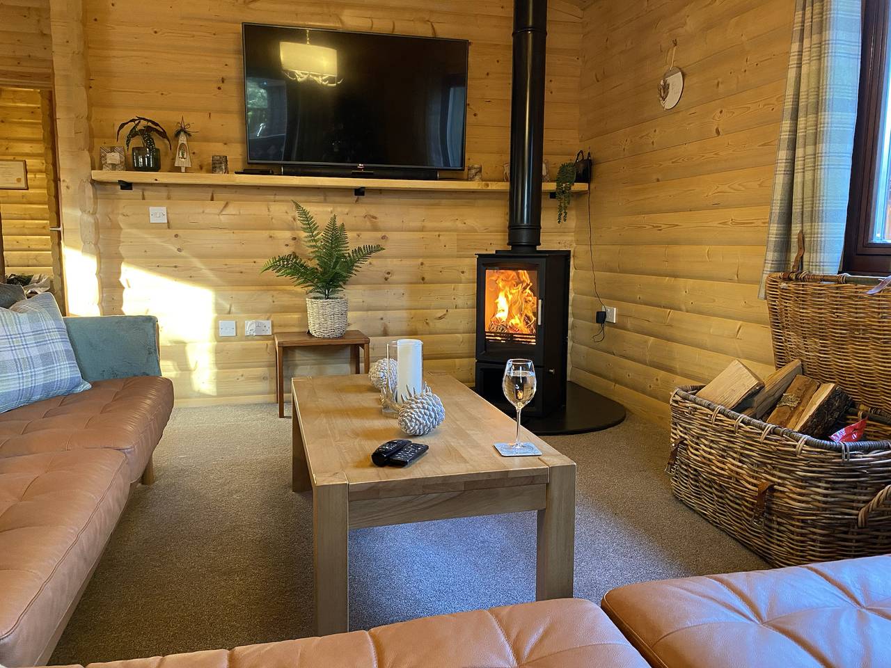 Leafy Hollow Lodge in Legbourne, Lincolnshire